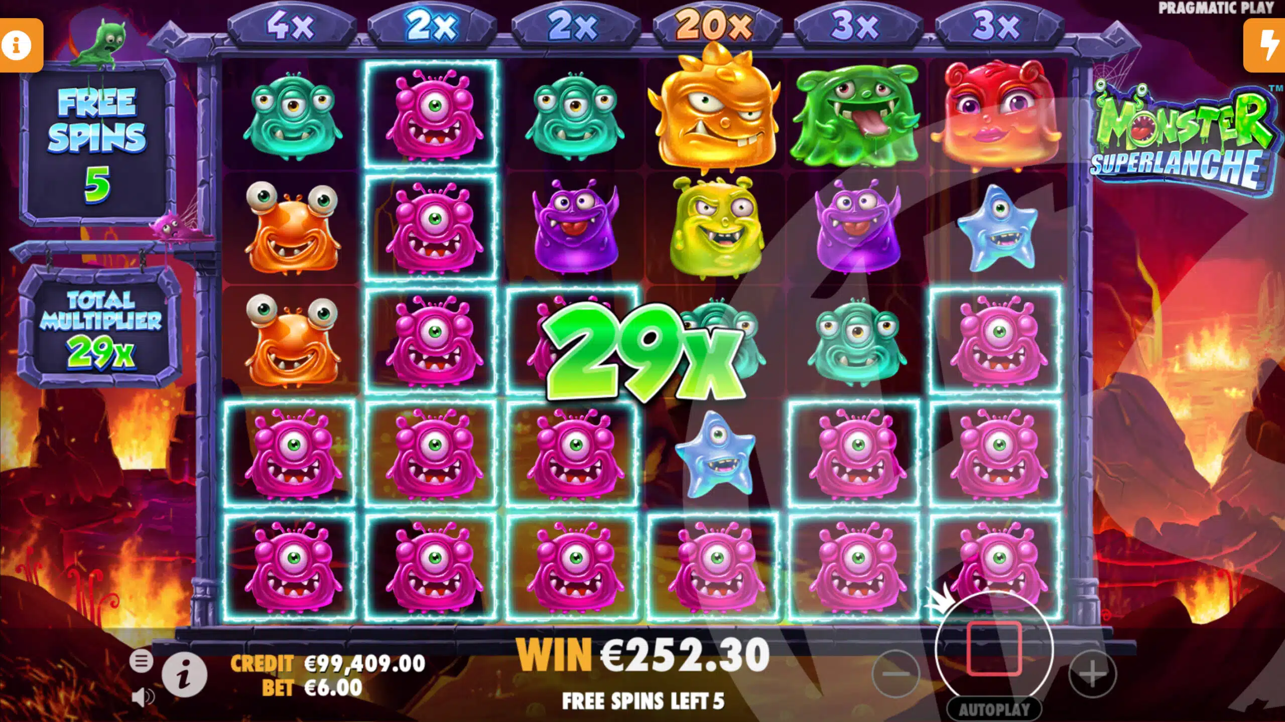 Monster Superlanche Slot Review pic 8